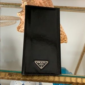 Prada Checkbook Wallet